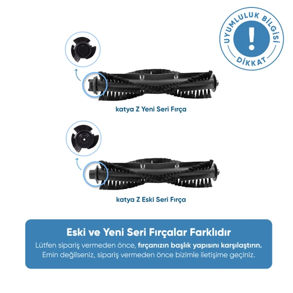 Şımart (Eski Seri Uyumlu) katya Z Robot Süpürge Ana Fırça - 2