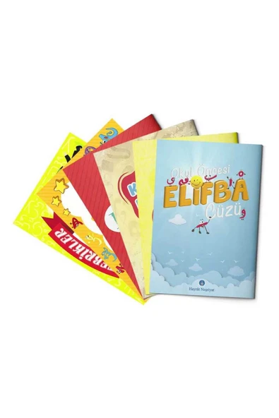 Hayrat Yayınları Okul Öncesi Yeni Elifba Seti - 2
