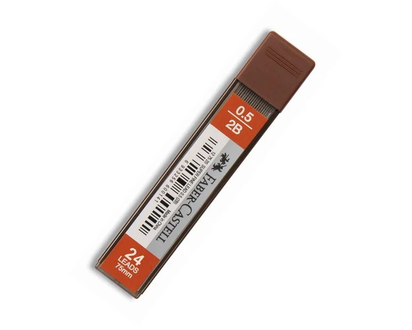 Faber Castell Super Fine Min 0.5 Uç 2B 75mm 24 Pcs/ 1Tüp | 127520 - 2