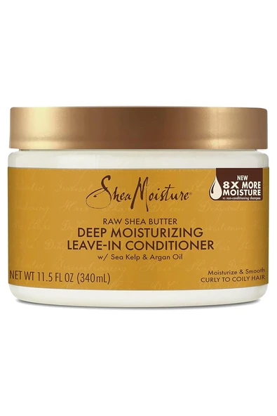 Shea Moisture Raw Shea Butter Nemlendirici Durulanmayan Saç Kremi 340ML