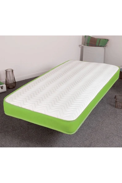 Ölçü Seçenekli Full Ortopedik Sünger Yatak Yeşil 10 cm ürün görseli