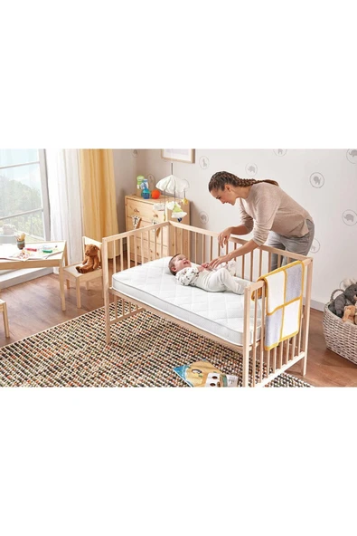 Bebek Beşik Park Sünger Yatak 40x80x8 - Resim 4