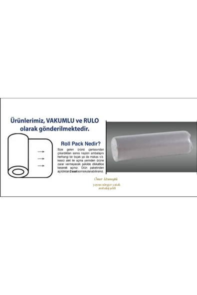 90X200X12 Havlu Kumaş Yaysız Sünger Yatak - 8
