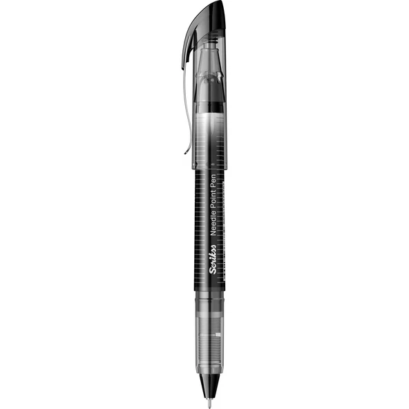 Scrikss İğne Uçlu Tükenmez Kalem 0.5 mm Siyah | NP68 - 2