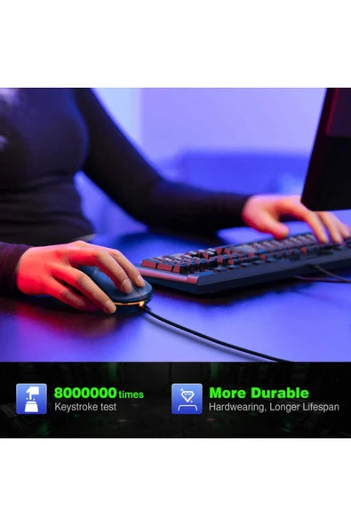 Onikuma G21 Rgb Oyuncu Klavye Mouse Seti - 4