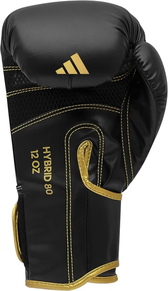 Adidas  ADIH80 Hybrid 80 Boks Eldiveni Kick Boks Eldiveni Siyah Altın - 6