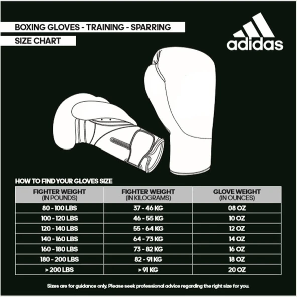 Adidas  ADIH80 Hybrid 80 Boks Eldiveni Kick Boks Eldiveni Siyah Altın - 8