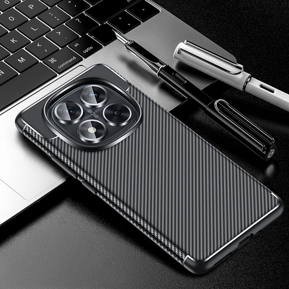 Xiaomi Poco X7 Kılıf Elde Kaymayan Kamera Korumalı Silikon - 12
