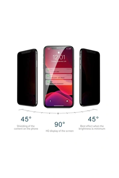 Iphone 11 Hayalet Gizli Ekranı Tam Kapatan Kırılmaz Cam Görünmez Ekran Koruyucu Hd Kalite - Resim 3