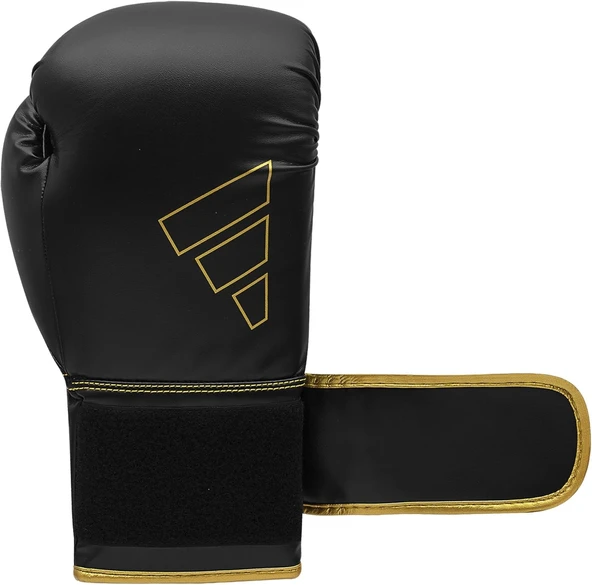 Adidas  ADIH80 Hybrid 80 Boks Eldiveni Kick Boks Eldiveni Siyah Altın - 4