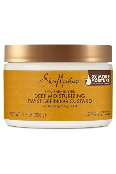 Shea Moisture Raw Shea Butter Nemlendirici Bukle Belirginleştirici Durulanmayan Saç Kremi 326GR