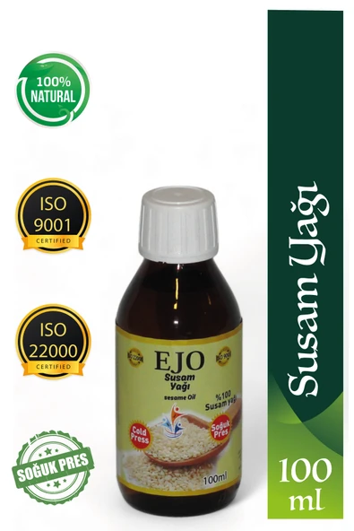EJO SOĞUK SIKIM SUSAM YAĞI/ %100 SAF VE DOĞAL SUSAM YAĞI