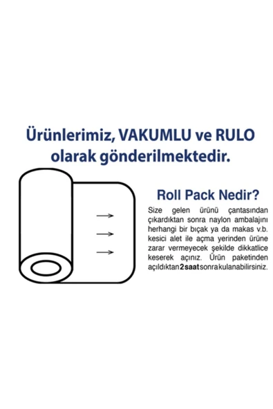 90X190X10 Bambu Kumaş Yaysız Sünger Yatak - 7