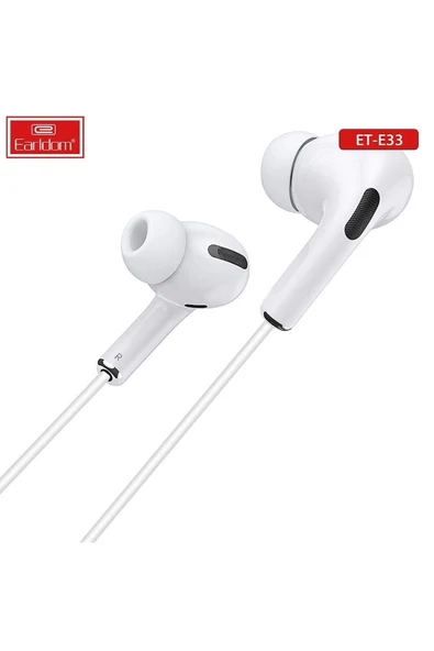 Aktif Gürültü Engelleyici Özellikli İos Lightning Kablolu Kulaklık - Beyaz - Resim 2