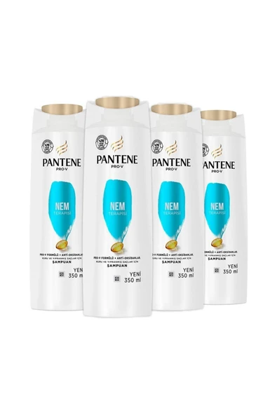 Pantene Şampuan Pro-v Nem Terapisi 350 Ml X 4 - 1