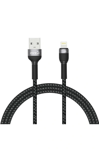 Iphone Uyumlu  1 mt Hasır Şarj Kablosu Hasır Kablo - 2