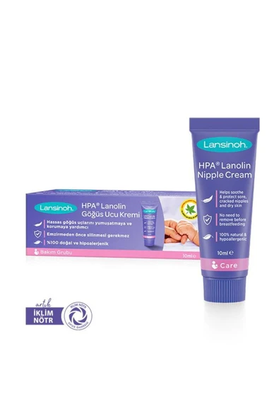 Lansinoh HPA Lanolin Göğüs Ucu Kremi 10 ml