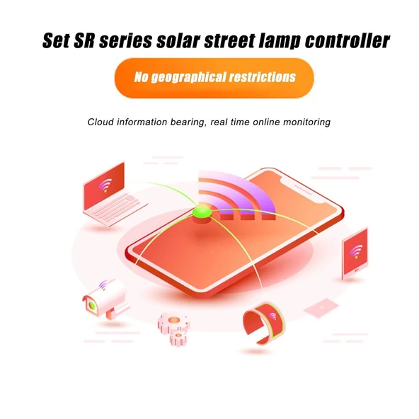 Uzaktan kumanda CU-ALL5 için SRNE Güneş Sokak Işık Kontrolörü - 7