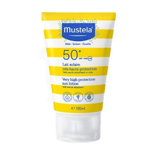 Mustela Yüksek Koruma Faktörlü Güneş Losyonu Tüm Aile İçin SPF50+ 100 ml