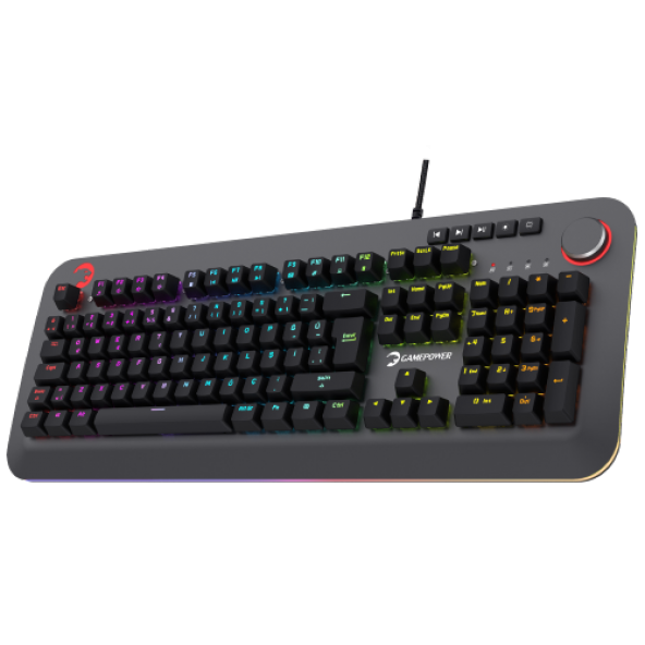 GamePower Starscream RGB Turuncu Switch Türkçe Q USB Suya Dayanıklı Optik Mekanik Gaming Klavye - 2