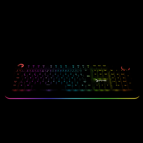 GamePower Starscream RGB Turuncu Switch Türkçe Q USB Suya Dayanıklı Optik Mekanik Gaming Klavye - 7