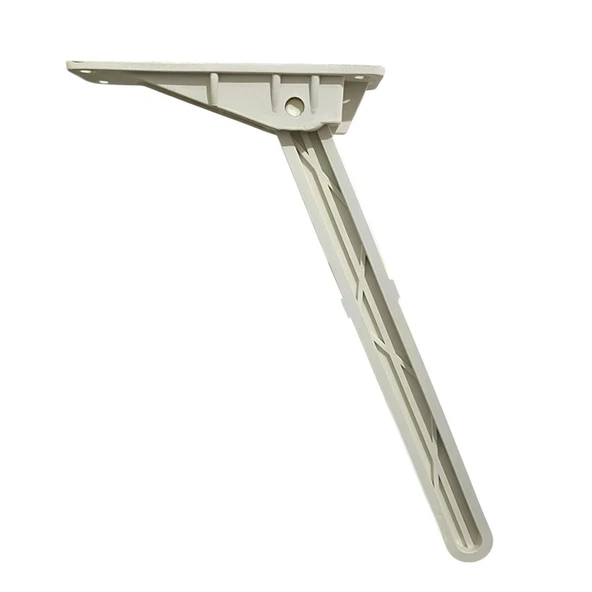 4 Adet Katlanabilir Beyaz Yer Sofra Ayağı Katlanır Yer Sofrası Sini Altı Plastik Ayak 22 Cm - 6