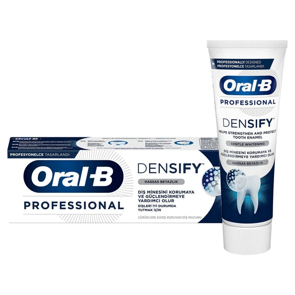 Oral-B Pro Densıfy Hassas Beyazlık Diş Macunu 65 ml 3 Adet