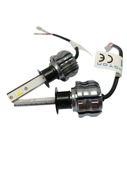Photon Zero Plus Seri Mini Slim H1 Led Xenon Far Ampulü Buz Beyaz 12-24V - 2