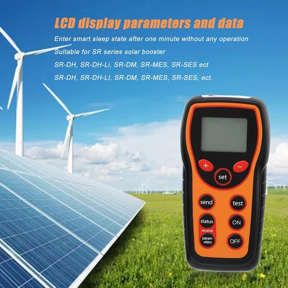 Uzaktan kumanda CU-ALL5 için SRNE Güneş Sokak Işık Kontrolörü - 6