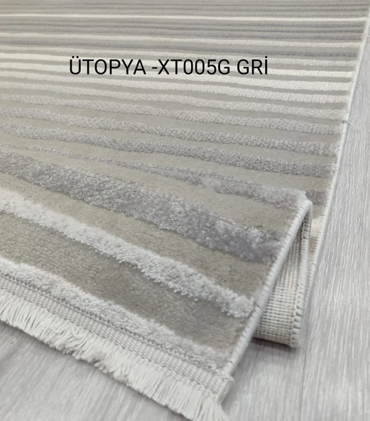 Decoser Ütopya Koleksiyonu Dokuma Halı DH005G Gri