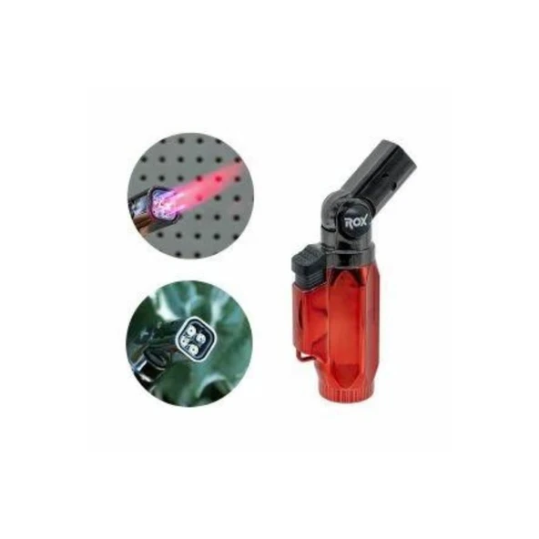 Rox Dört Alev Çıkışlı Mini Torch Pürmüz
