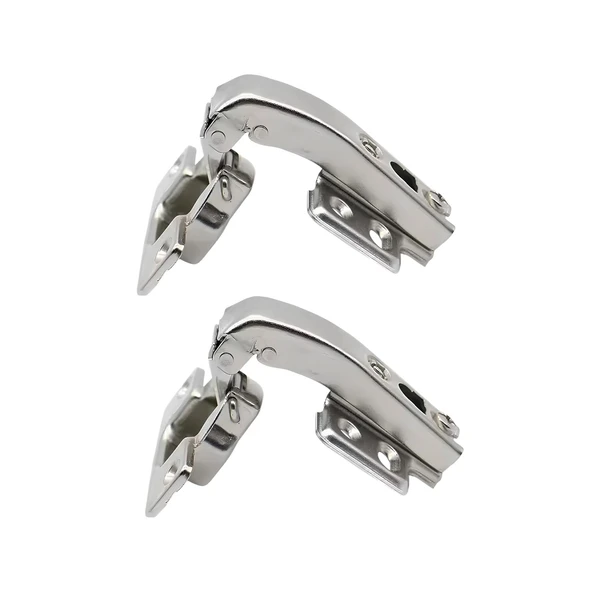 Mobilya Dolap Kapak Tas Menteşe 90° Derece Açılı Frensiz Kör Dolap Köşe Menteşesi 2 Adet - 5