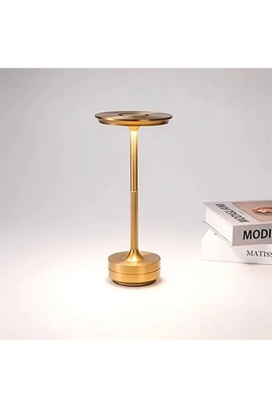 Cata CT-8438 Toronto Şarjlı 3 Renk Dokunmatik Masa Lambası Gold - 4