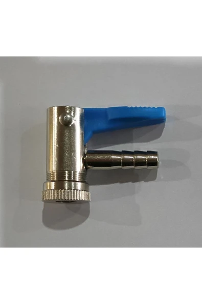 Hava Basma Ucu Dik Tip Plastik Mandallı, 6 Mm Hortuma Göre - Resim 3