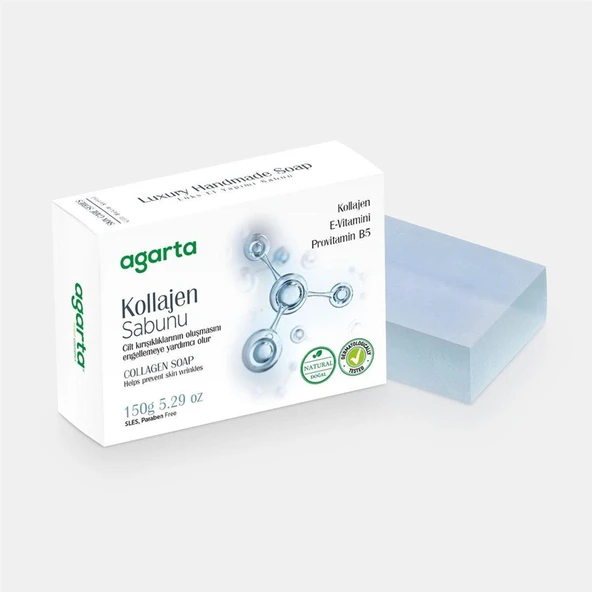 AGARTA DOĞAL CİLT BAKIM KOLLAJEN ANTİ-AGİNG COLLAGEN SABUNU 150 GR. ürün görseli 1