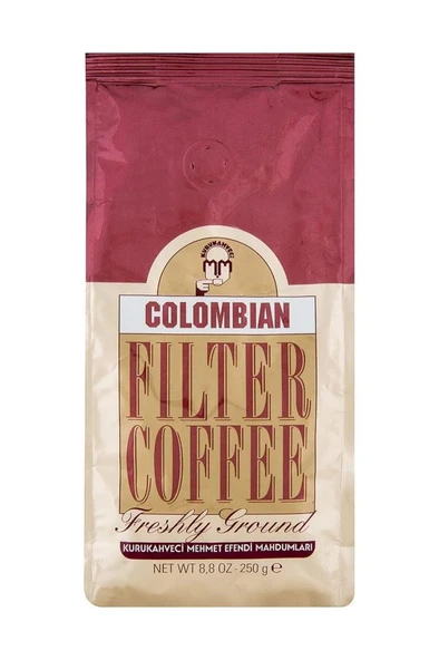 Kurukahveci Mehmet Efendi  Colombıan Filtre Kahve Öğütülmüş 250 Gr - 3