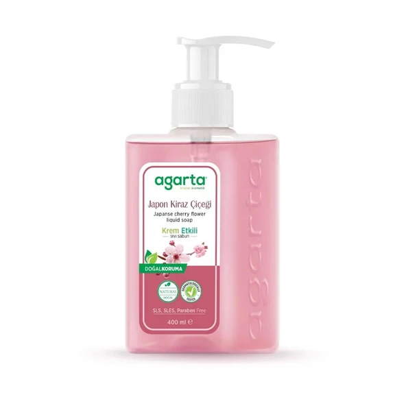 AGARTA DOĞAL JAPON KİRAZI SIVI SABUN 400 ML ürün görseli 1