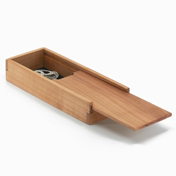 Woodsaka Sürgülü Kapaklı Takı ve Aksesuar Kutusu - Model 1 - 2