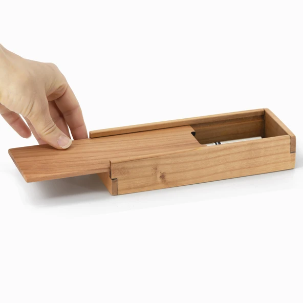 Woodsaka Sürgülü Kapaklı Takı ve Aksesuar Kutusu - Model 1 - 4