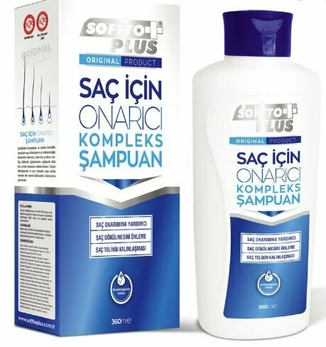 SOFTTO PLUS SAÇ ONARICI KOMPLEKS ŞAMPUAN 360 ML ürün görseli 1