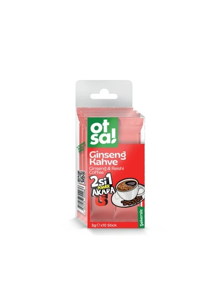 OTSA GİNSENG & REİSHİ KAHVE STICK ASETAT 3,5G X 10 STICK