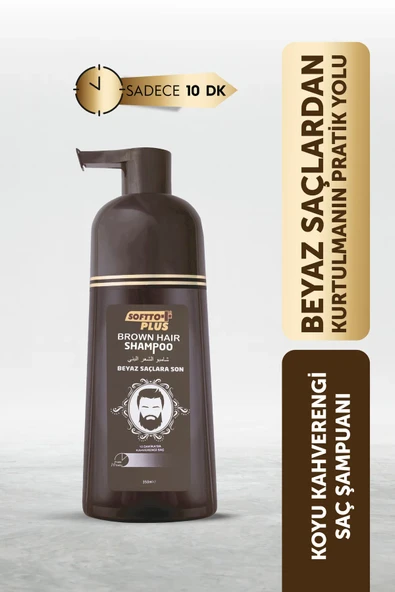 SOFTTO PLUS KOYU KESTANE ŞAMPUAN 200 ML+200 ML