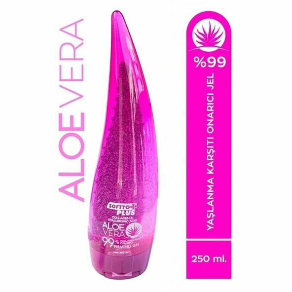 SOFTTO PLUS YAŞLANMA KARŞITI ALOE VERA JEL 250 ML ürün görseli 1