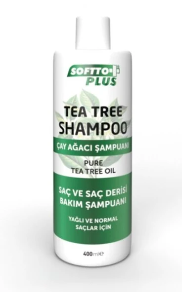 SOFTTO PLUS ÇAY AĞACI ÖZLÜ ŞAMPUAN 400 ML ürün görseli 1