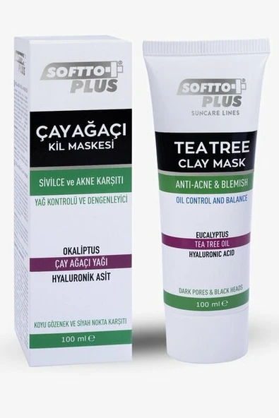SOFTTO PLUS ÇAY AĞACI KİL MASKESİ 100 ML
