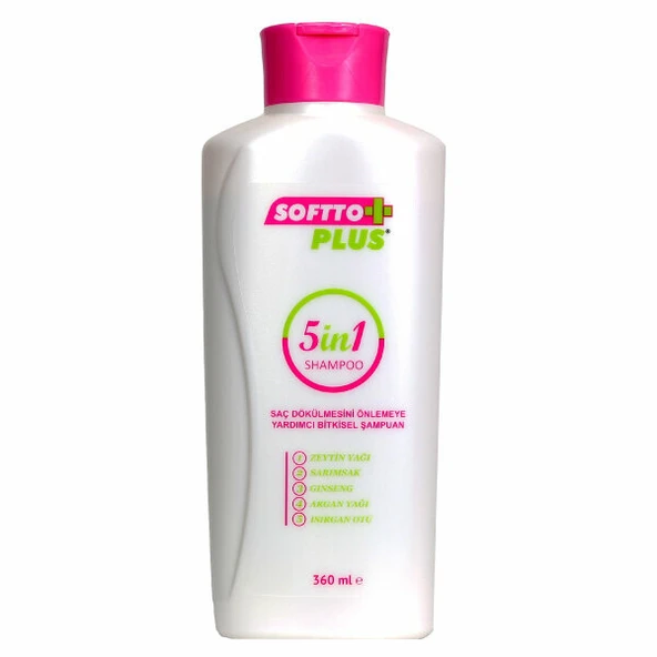 SOFTTO PLUS 5 İN 1 ŞAMPUAN 360 ML