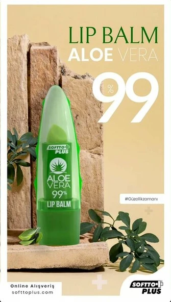 SOFTTO PLUS ALOE VERA LIP BALM