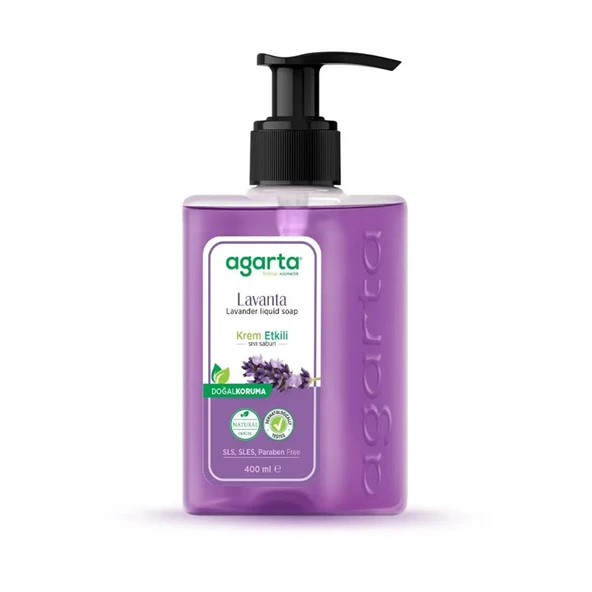 AGARTA DOĞAL LAVANTA SIVI SABUN 400 ML ürün görseli 1