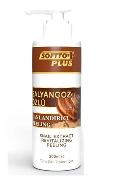 SOFTTO PLUS SALYANGOZ ÖZLÜ PEELİNG 200 ML ürün görseli 1