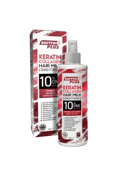 SOFTTO PLUS KERATİN & KOLAJEN SAÇ SÜTÜ 250 ML